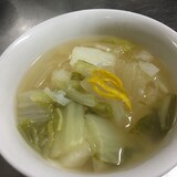 長芋、大根、白菜の和風スープ